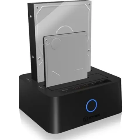 ICY BOX IB-1232CL-U3 SATA HDD Dokkoló állomás USB 3.0 fekete
