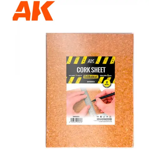 AK INTERACTIVE Parafa lap durva szemcsés 200x300x2mm