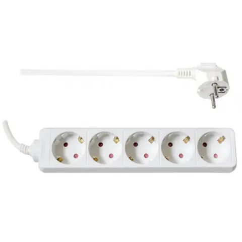 TOO PSW-515 Splitter 5 outlet 1.5m white