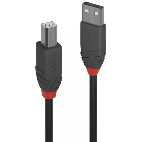 LINDY USB Összekötő Fekete 1m 36672