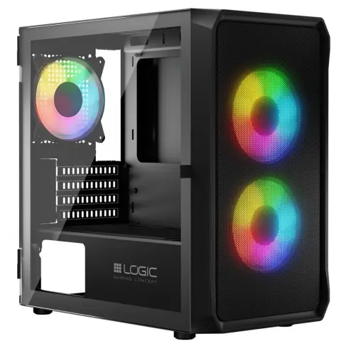 LOGIC Portos ARGB Mini fekete