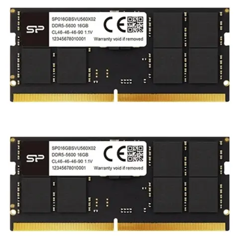 SILICON POWER 32GB Notebook DDR5 4800MHz CL40 KIT SP032GBSVU480F22