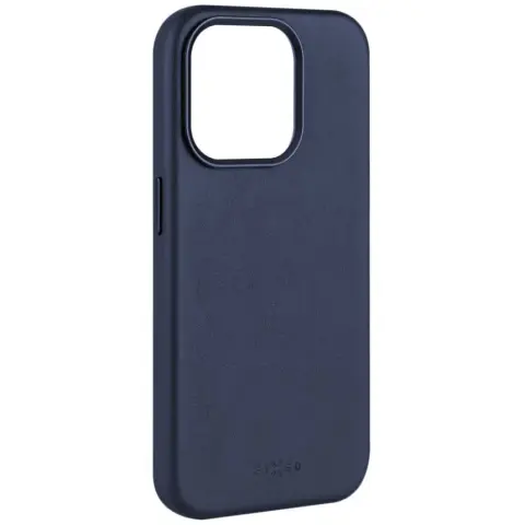 FIXED MagLeather MagSafe zadnji etui iPhone 15 Pro Max modra