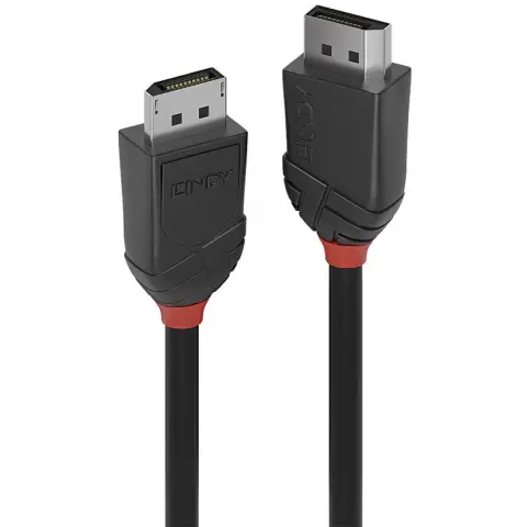 LINDY DisplayPort 1.2/1.2a Összekötő Fekete 3m 36493