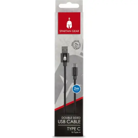 HONEYWELL Double Sided USB-A USB-C kábel MULTI 2m fekete
