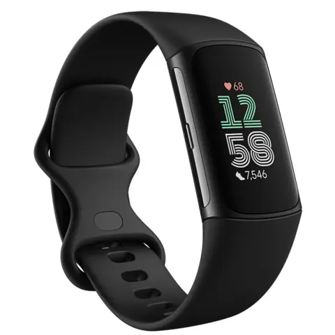 FITBIT Charge 6 obszidián-fekete alumínium