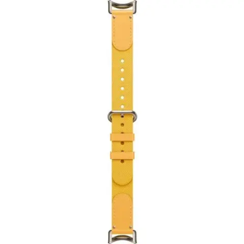 XIAOMI Smart Band 8 fonott szíj sárga