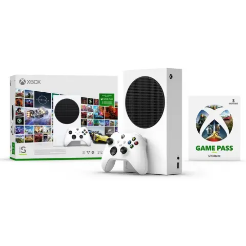 MICROSOFT Xbox Series S 512GB fehér + 3 hónap Xbox Game Pass Ultimate