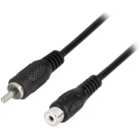 LOGILINK RCA Hosszabbító Fekete 5m CA1032