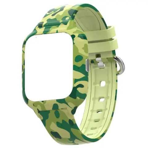 KIDSAFE Commando 4G camuflage óraszíj zöld