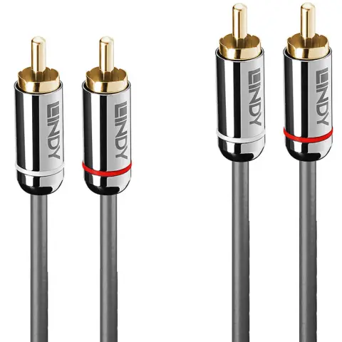 LINDY RCA Összekötő Fekete 1m 35345