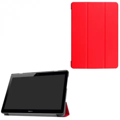 HUAWEI Mediapad T3 10.0 mappa tok Trifold piros
