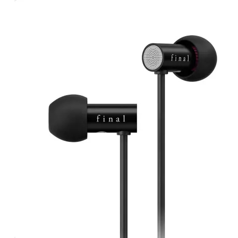 FINAL AUDIO E2000 Egy dinamic conduce In-ear cască negru