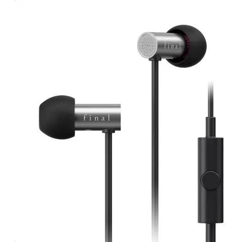 FINAL AUDIO E2000C Căști In-ear cu un driver dinamic și microfon argintii