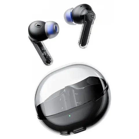 SOUNDPEATS Clear fekete