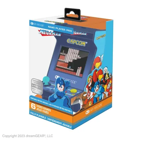 MY ARCADE Mega Man Nano Player Pro Retro Arcade 4.8" Prenosni