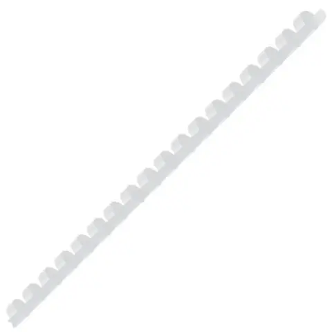 DELI DEL03848/10 plastic binding comb 16mm white 10 pcs