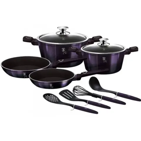 BERLINGER HAUS BH/7140 Purple Eclipse Collection cookware set 10-piece
