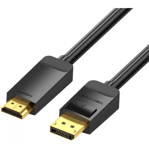 VENTION HDMI DisplayPort Átalakító Fekete 1.5m HAGBG