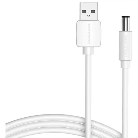 VENTION USB DC Jack Táp Fehér 1.5m CEYWG