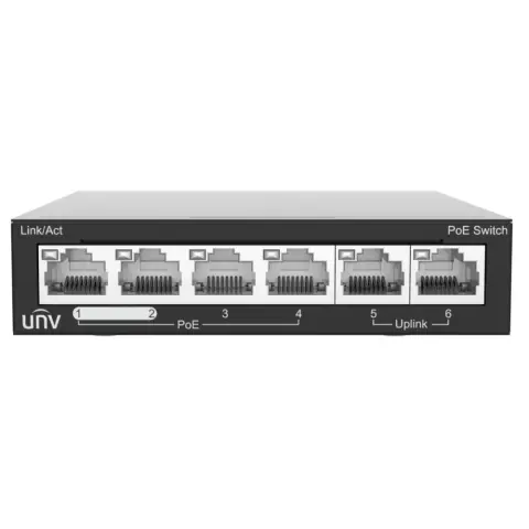 UNIVIEW NSW2020-6T-POE-IN PoE+ Switch