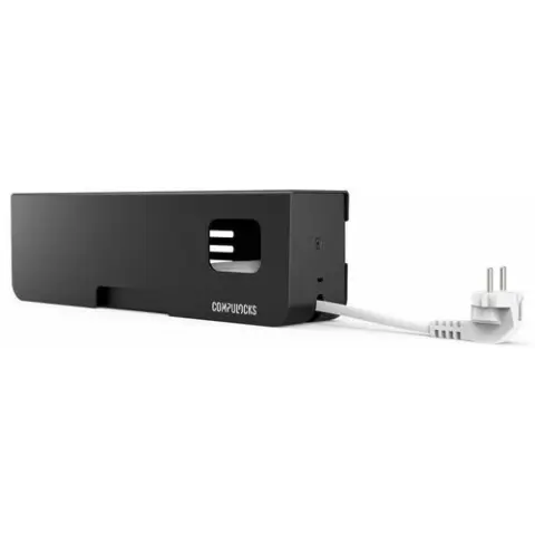 COMPULOCKS SPWSB-EU Splitter 5 outlet 0.25m white-black