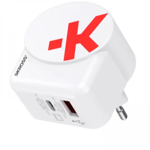 SKROSS AC45PD încărcător de rețea + cablu 45W alb