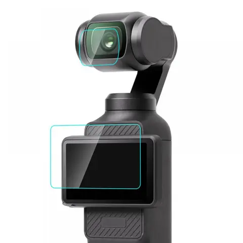 PULUZ PU950T DJI OSMO Pocket 3 Edzett üveg optika és kijelző védő