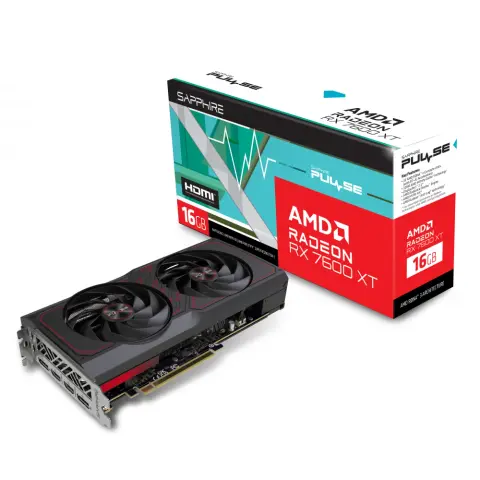 SAPPHIRE 11339-04-20G Radeon RX 7600 XT 16GB GDDR6 Pulse OC PCIE