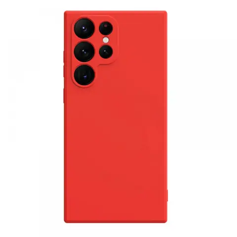 CELLECT Premium silikonski ovitek Samsung Galaxy S24 Ultra rdeč