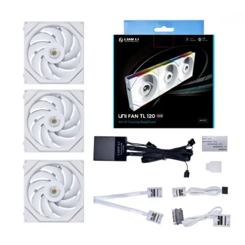 LIAN LI UNI FAN TL fehér 120mm 3 darabos szett