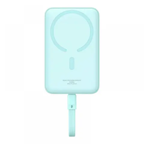 BASEUS Magnetic Mini Power Bank 10000mAh 30W kék