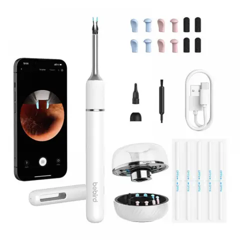 BEBIRD Note 5 Pro Okos fültisztító kamera otoszkóp fehér