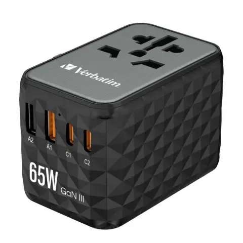 VERBATIM UTA-05 Univerzális adapter 2x USB-A 2x USB-C