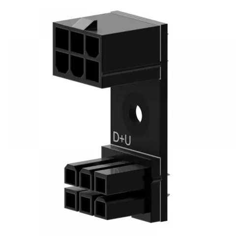 SINGULARITYCOMPUTERS PCI Express 6 pin power cable Black 3cm SC-A-PCIE6-DU
