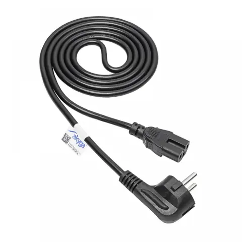 AKYGA 230V IEC Táp Fekete 1.8m AK-UP-08