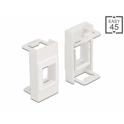 DELOCK Easy 45 Modul Keystone tartó 22.5 x 45 mm fehér