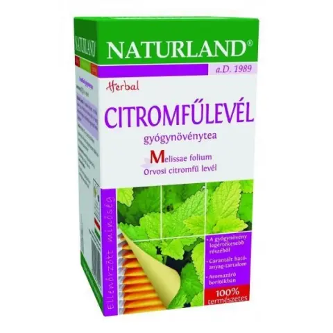 NATURLAND citromfűlevél tea 25x1g