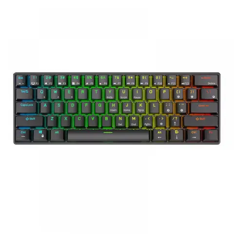ROYAL KLUDGE RK61 RGB Brown US Angol fekete