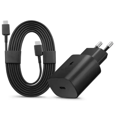 SAMSUNG EP-TA800EBE PD 3.0 wall charger + EP-DA767JBE cable 25W OEM