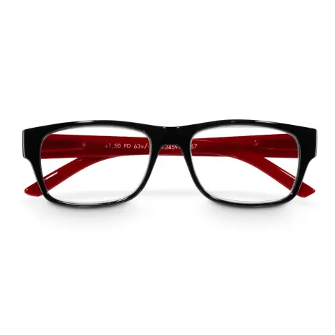 HAMA 96207 Műanyag olvasószemüveg +1.5 dioptriás fekete-piros
