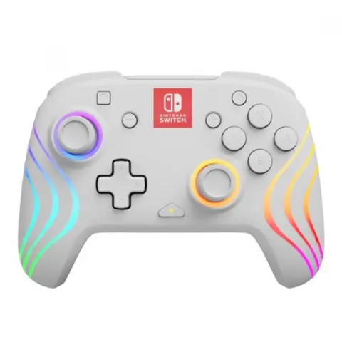 PDP Afterglow Wave RGB LED Wireless controller Switch white