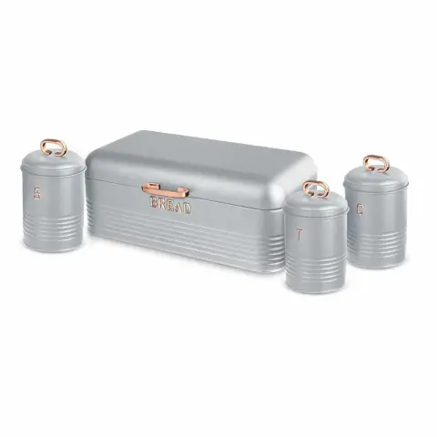 BERLINGER HAUS BH/6755 Moonlight Collection Bread Bin 3-Piece Storage Set