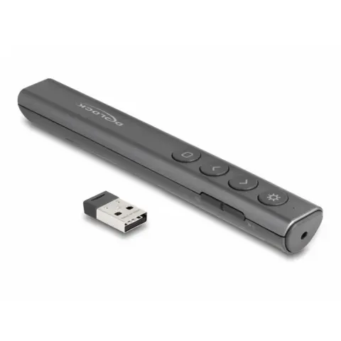 DELOCK 64250 USB-s Lézermutató antracit