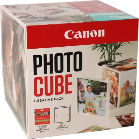 CANON Photo Cube Creative Pack 13x13 Képkeret - Fehér/kék