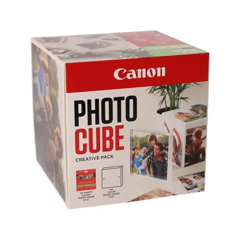 CANON Photo Cube Creative Pack 13x13 Képkeret - Fehér/zöld