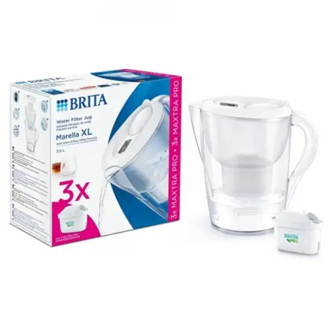 BRITA 1052782 Marella XL 3.5L fehér + 3 db MX Pro szűrő fehér