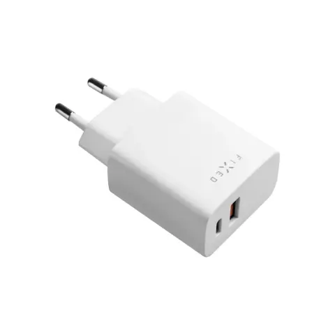 FIXED USB-C/USB Travel Charger 20W fehér