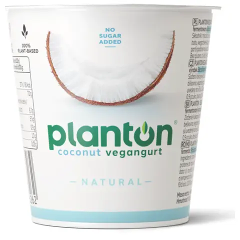 Planton kókuszos vegángurt natúr 150 g