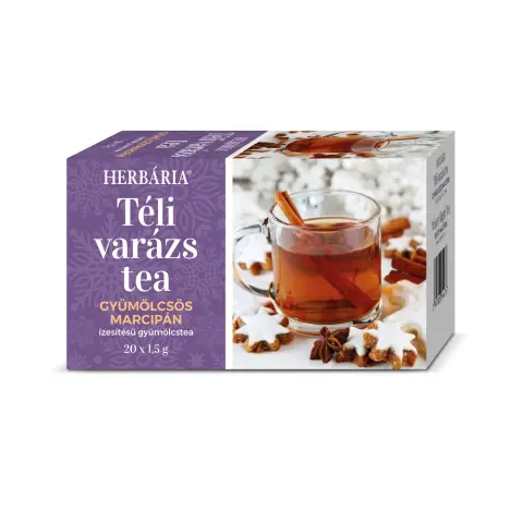 Herbária téli varázs gyümölcs-marcipán ízű tea 20x15g 30 g